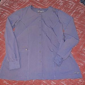 👩‍⚕️Grey’s Anatomy Medium Snap Front Grey Lab Coat